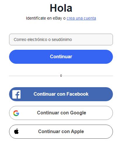 ebhay|ebay iniciar sesión.